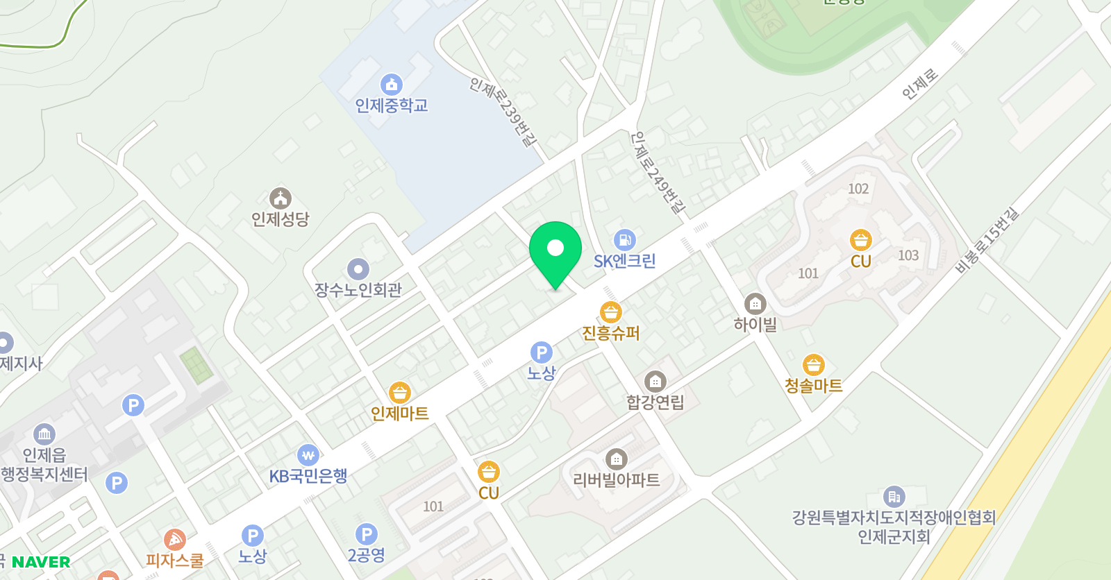 메릭스해법 수학학원 위치