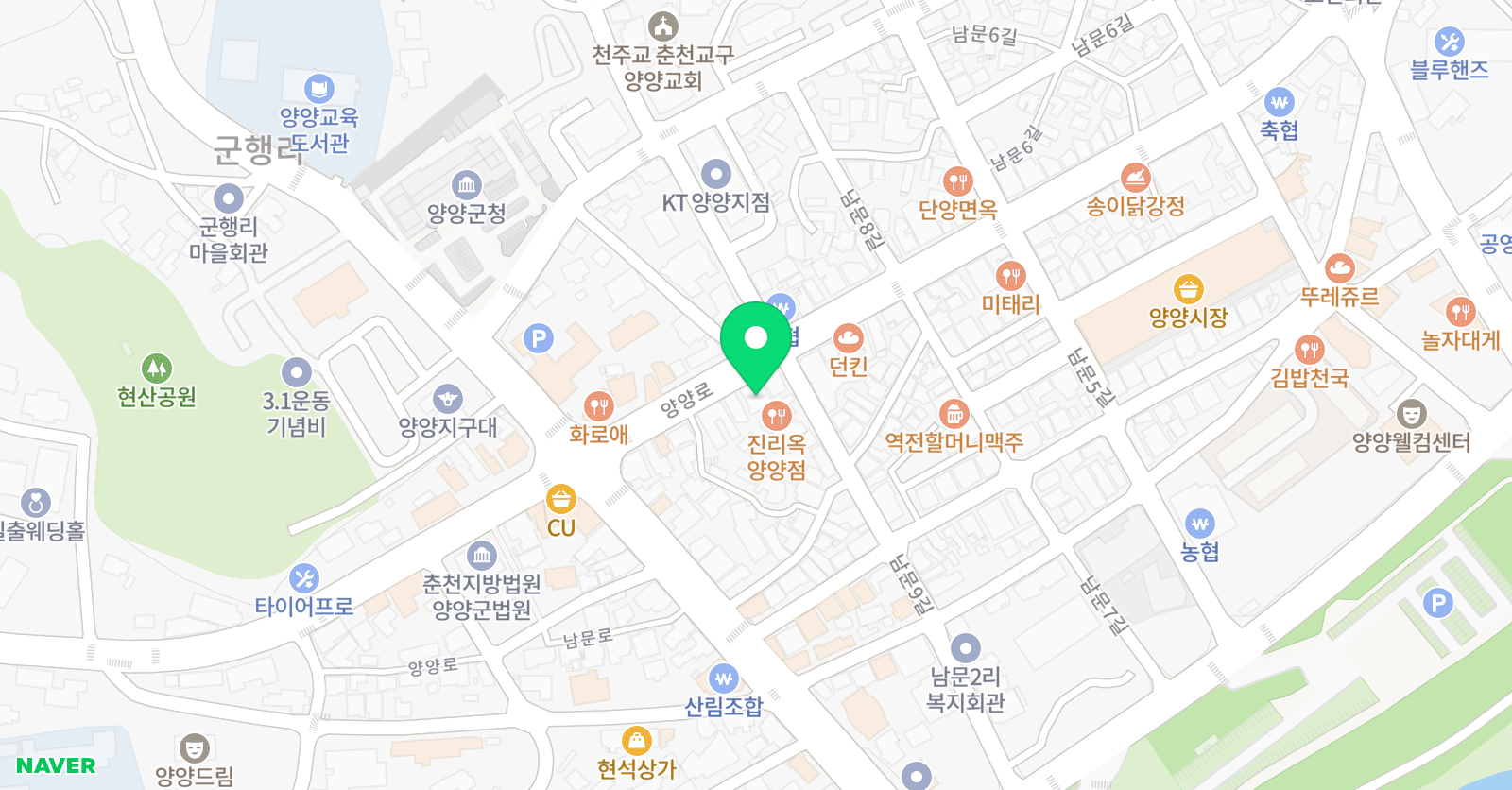 Top 영어학원 위치