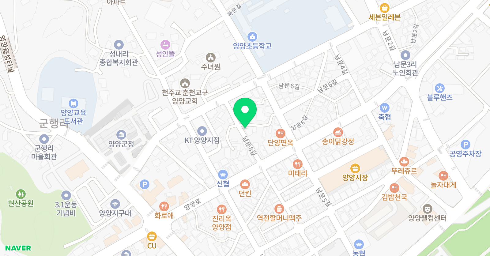 열린교실 학원 위치