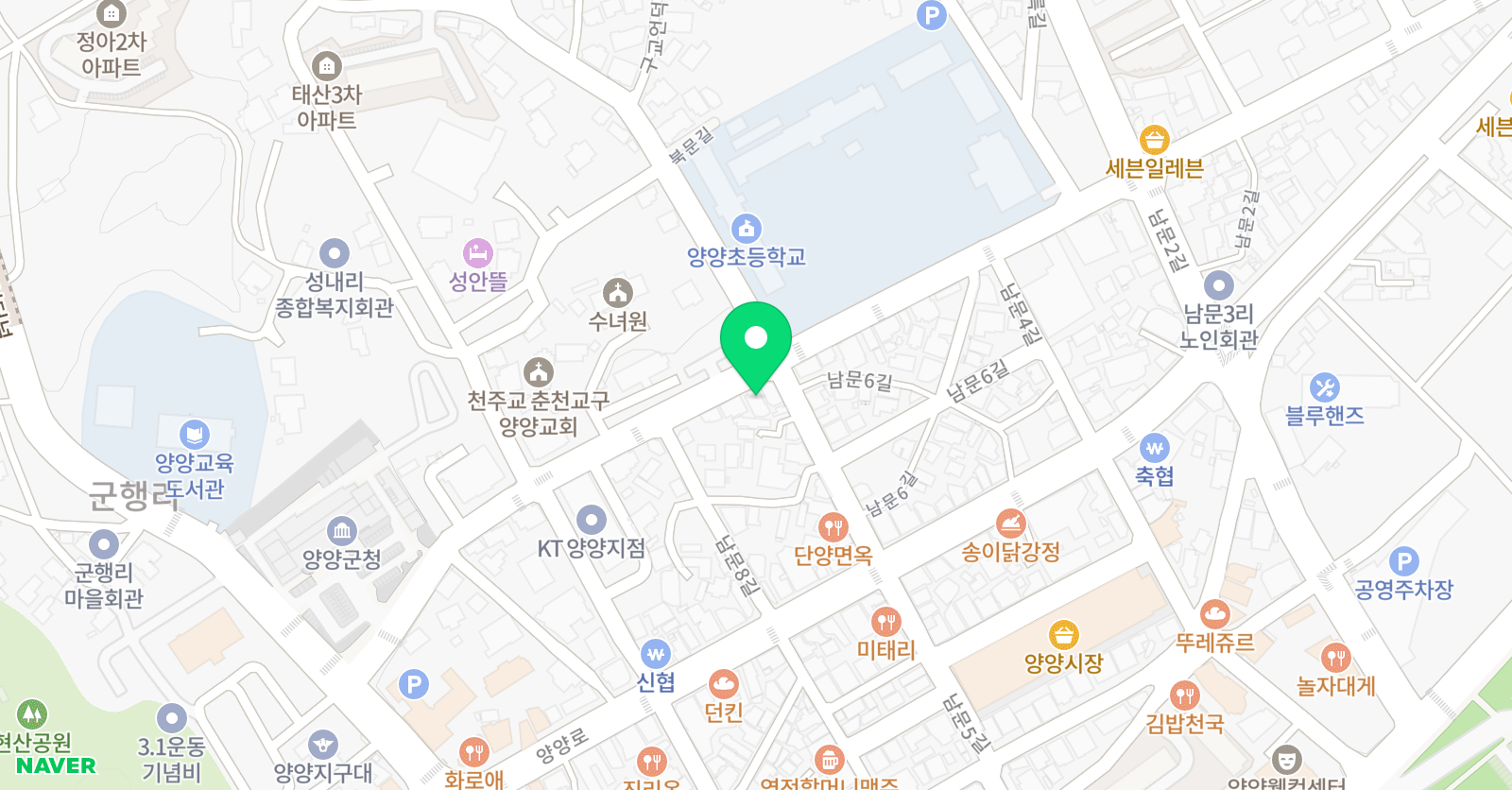 삼성 영어 양양교습소 위치