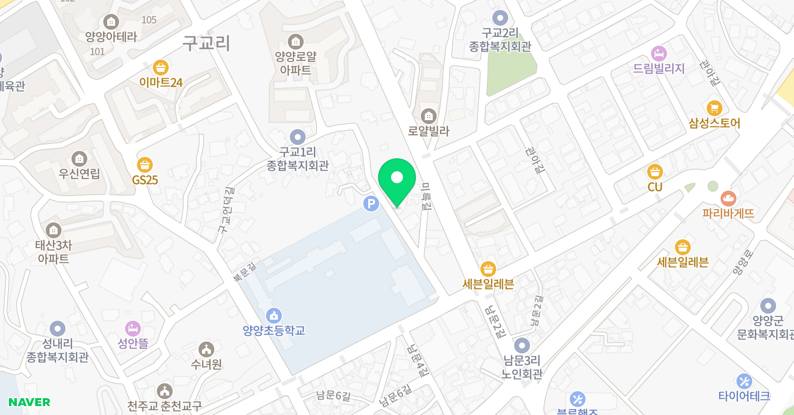 은별입시 학원 위치