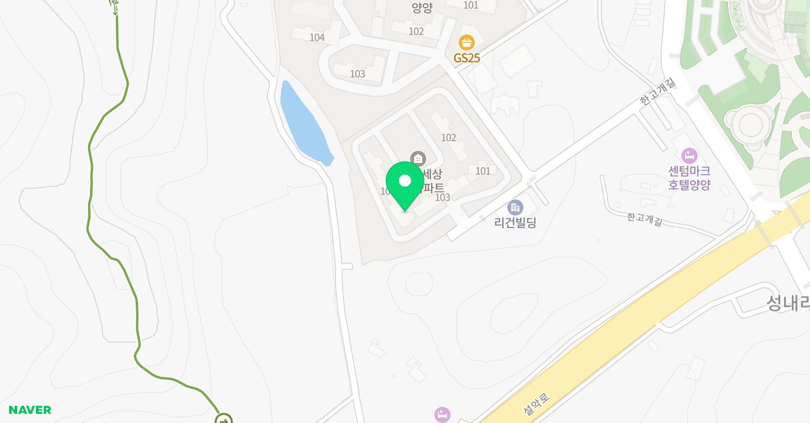 미래엔 영어 양양점 위치