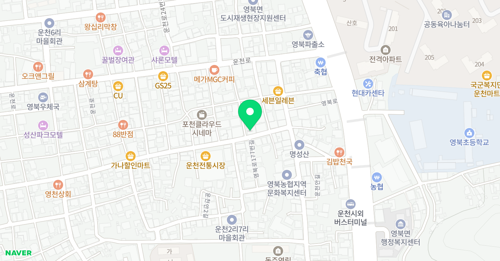 예그린 음악학원 위치