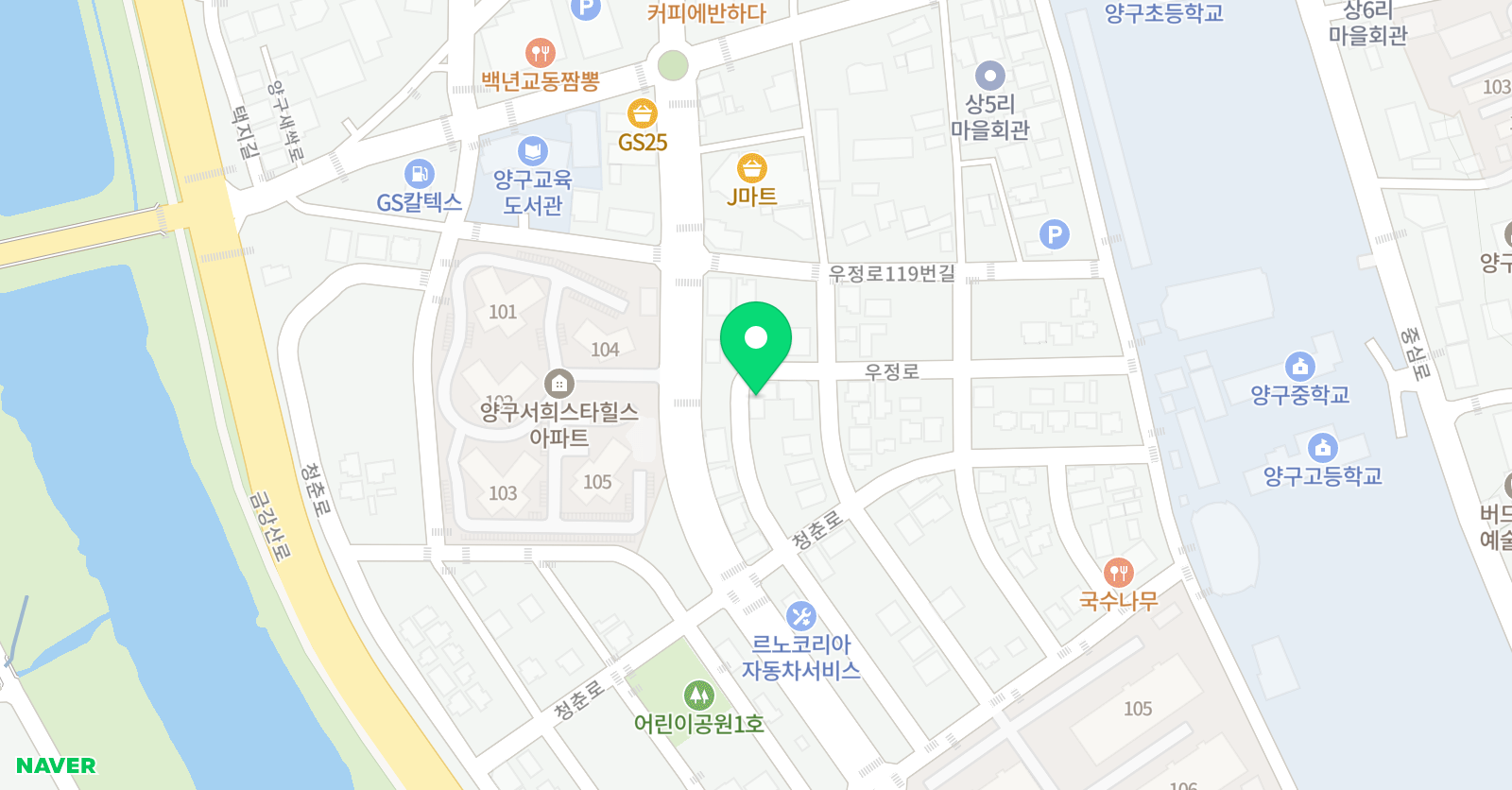 나로 아뜰리에 미술학원 위치