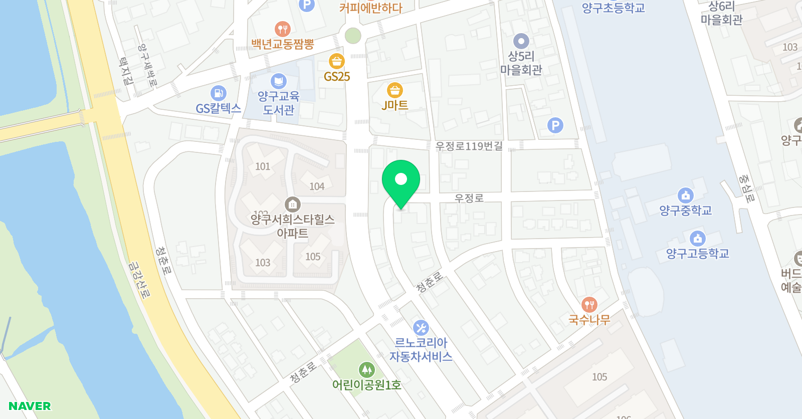링키 영어 양구점 위치