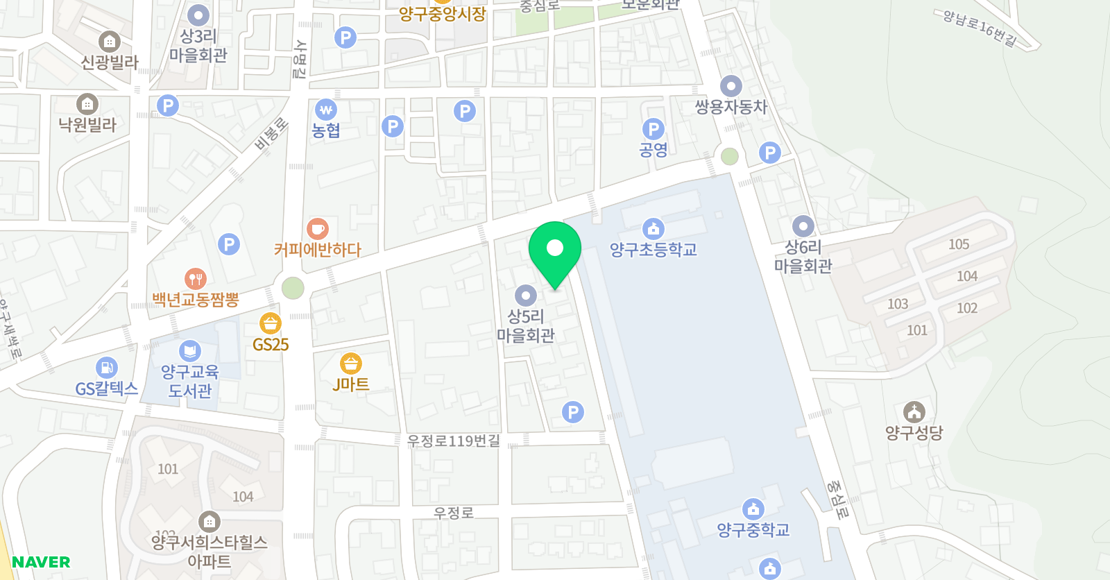 아티움미술학원 위치