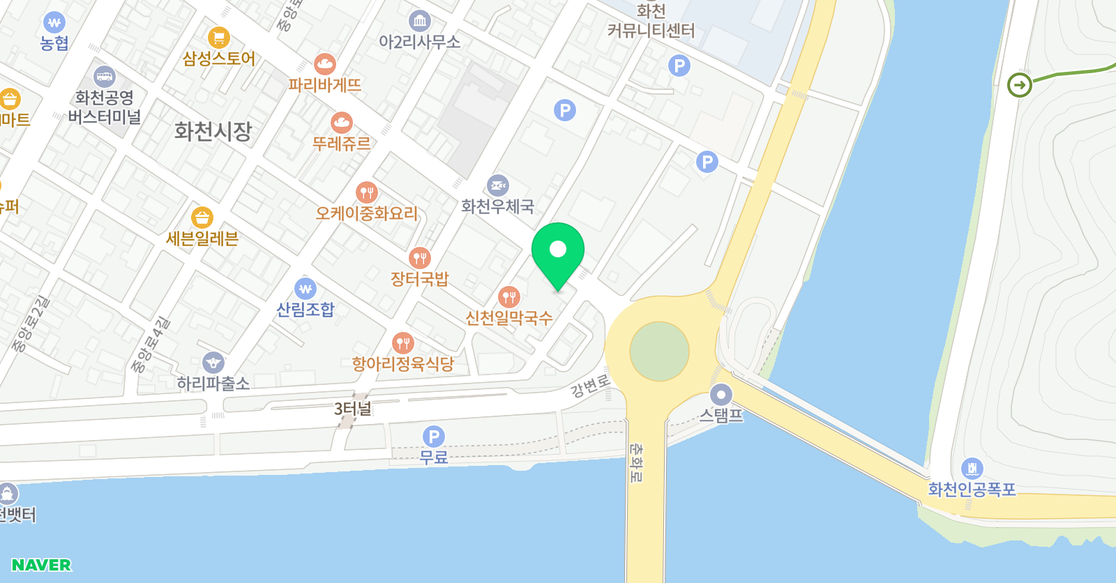 엠베스트 se 화천학원 위치