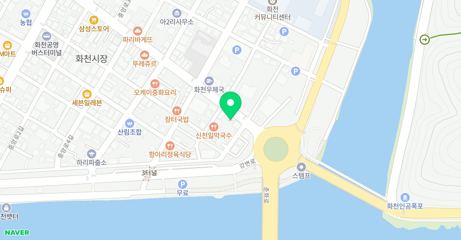 기합소리 태권도장 유아스포츠클럽 위치