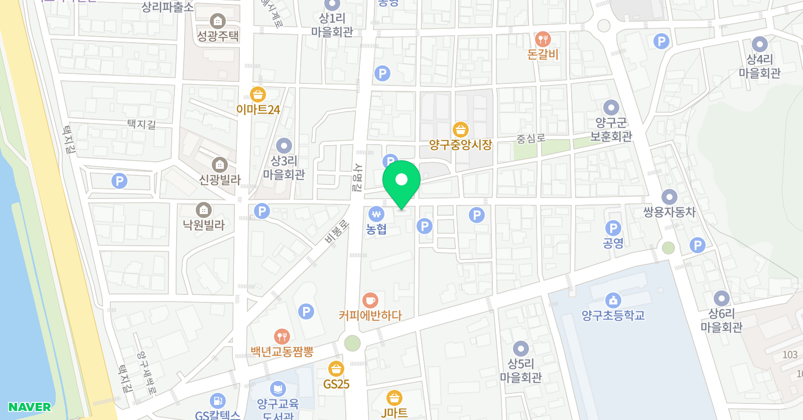 소리엘 음악학원 위치