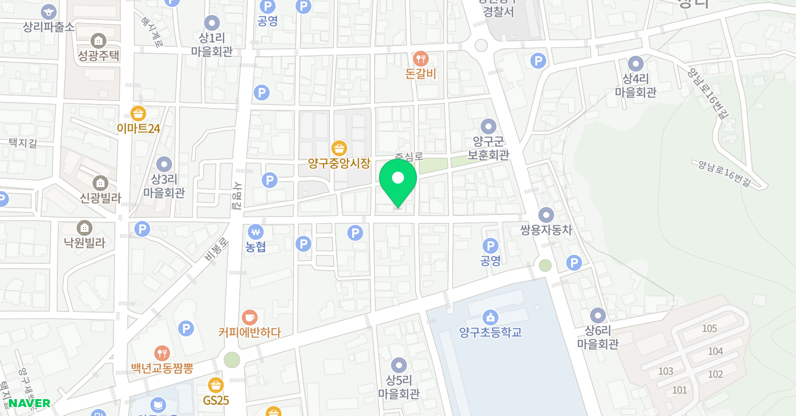 박찬우 영어교실 위치