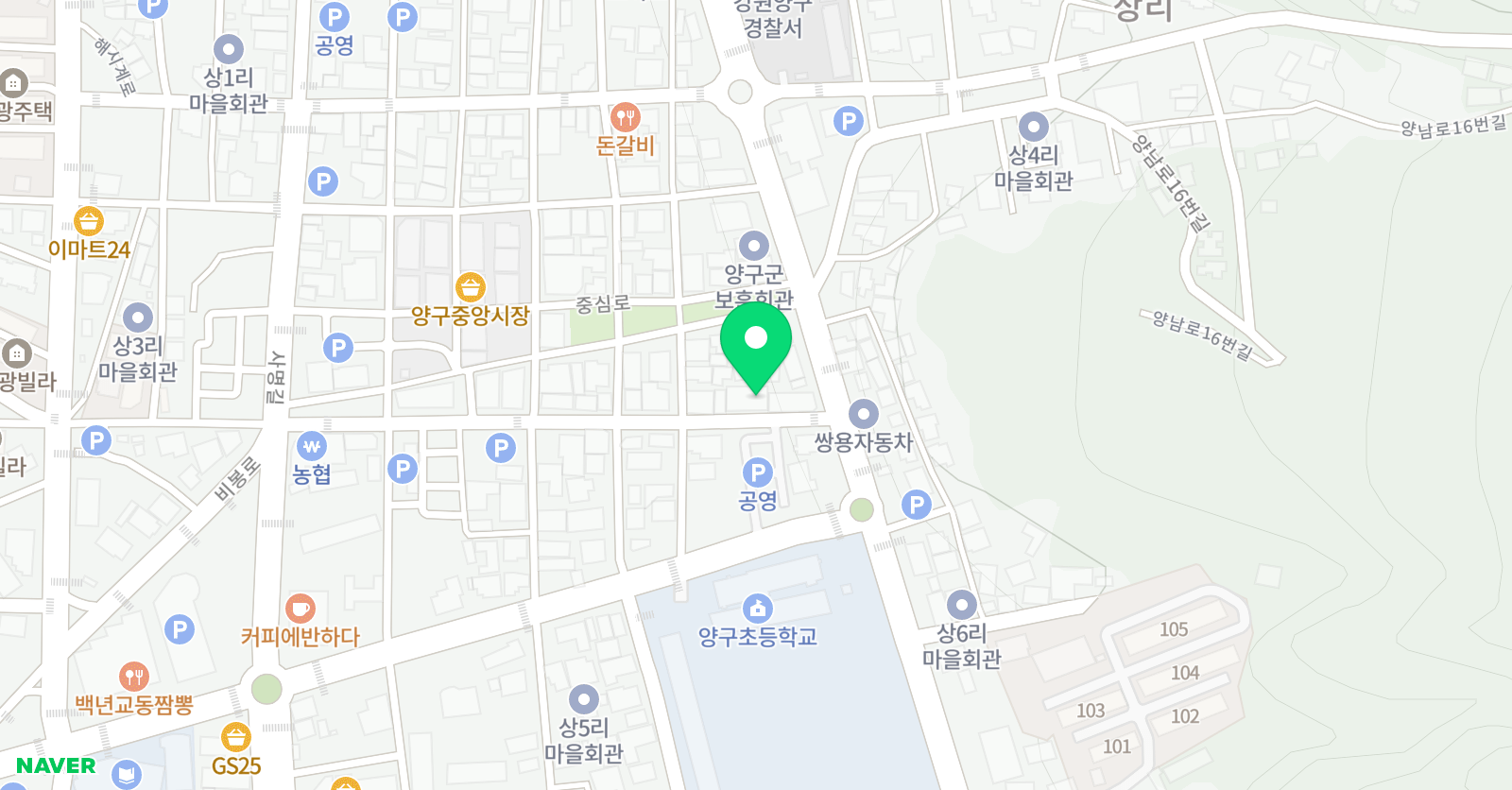 피아노포르테 신민아 피아노학원 위치