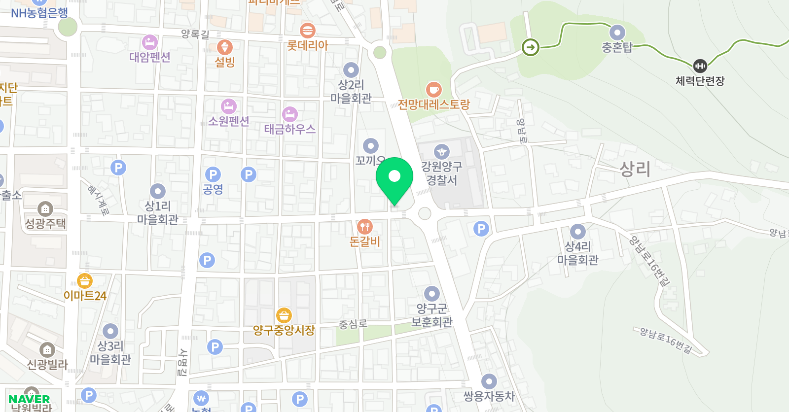 도로록갱미 위치