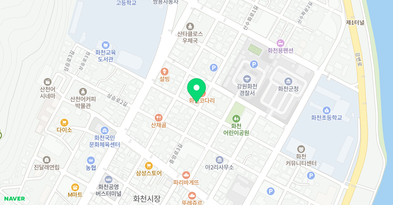 더쎈 수학학원 위치