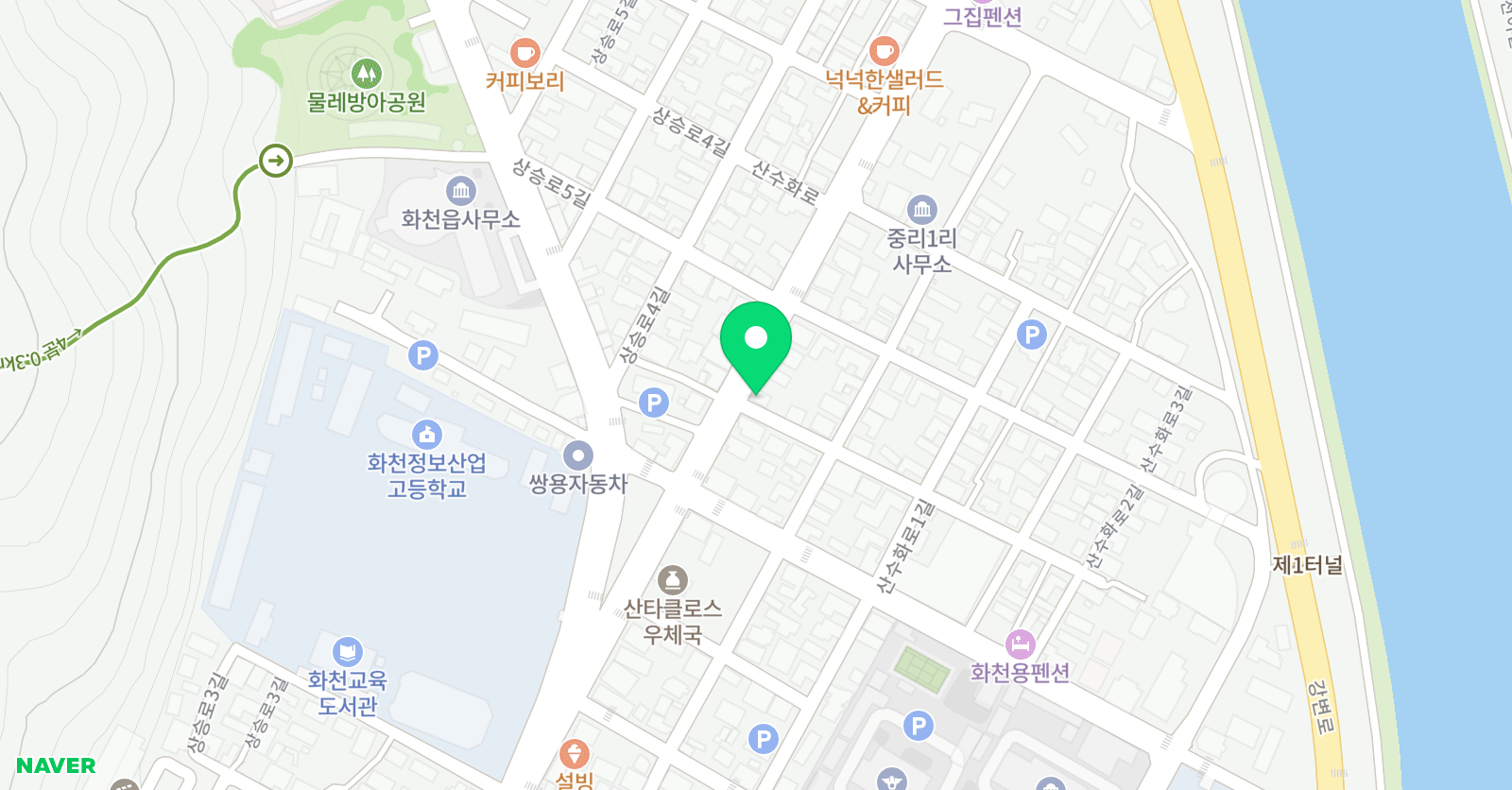 화천 체육관 위치