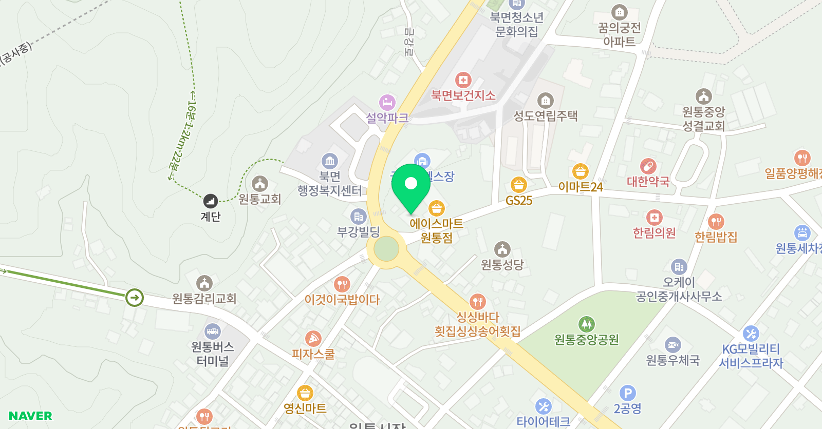 피올린뮤직슐레 위치