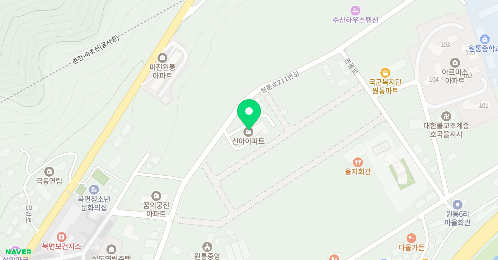 원통신아 개인과외교습소 위치