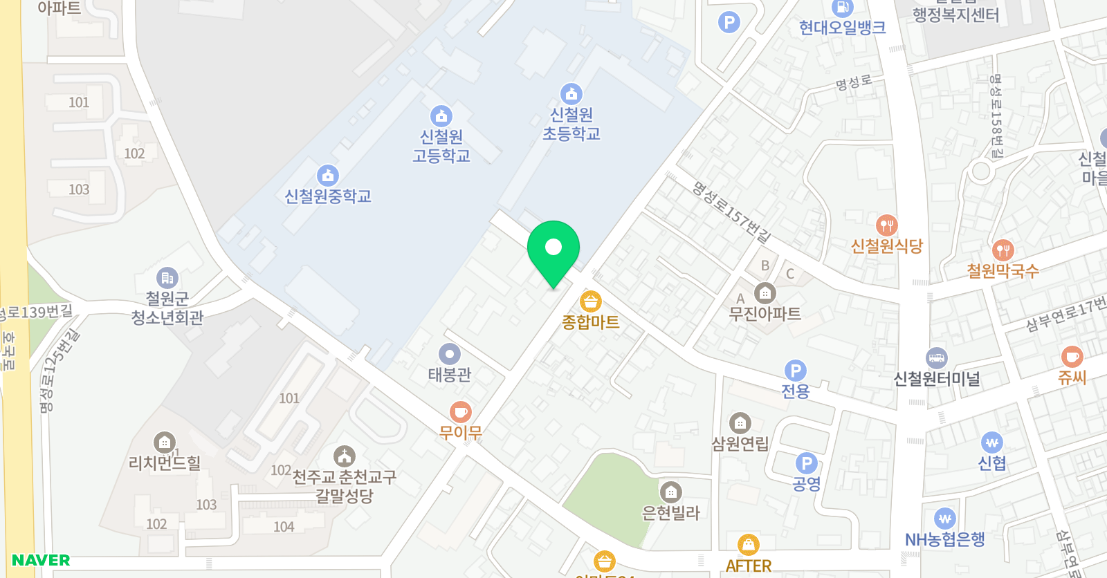가우스 학원 위치