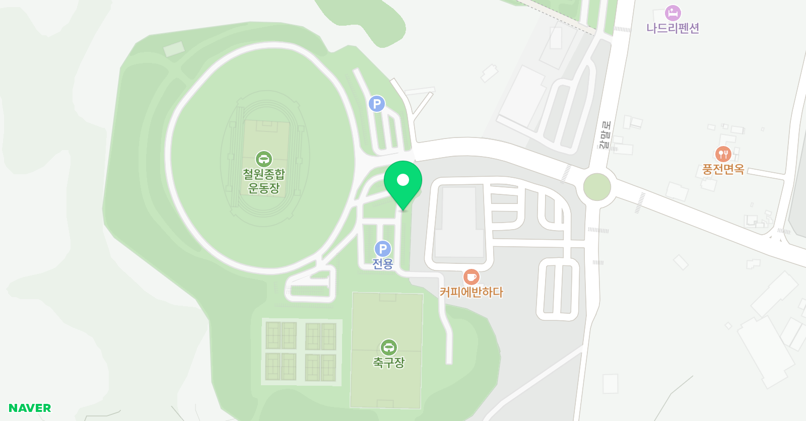 철원군체육회 FC 위치
