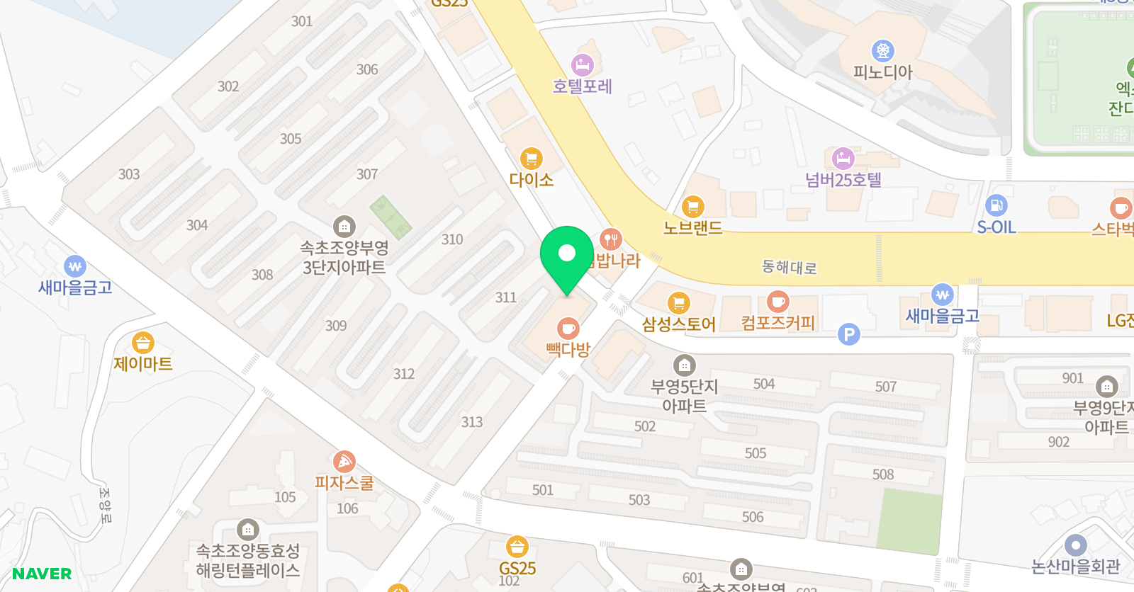 화랑 태권도장 위치