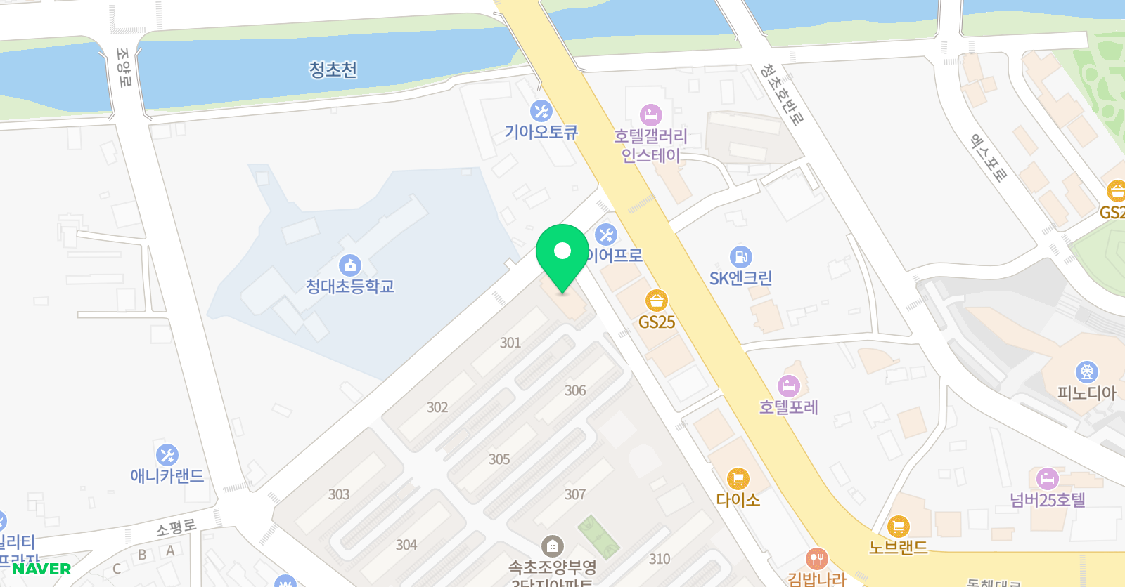 이지플랜 학원 위치