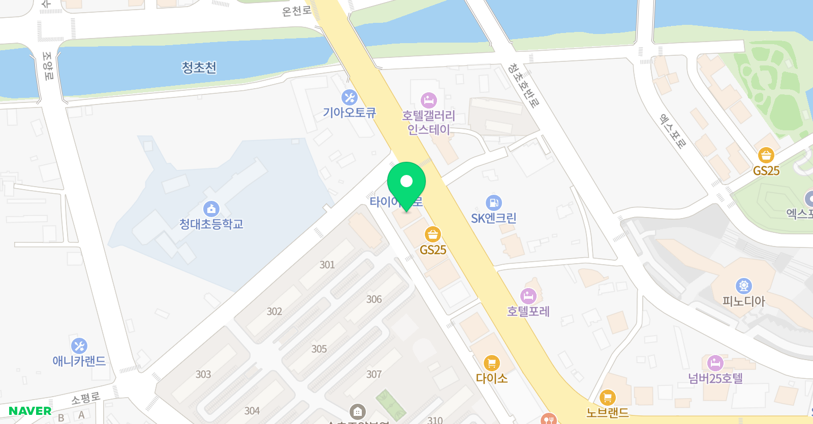 김한나 피아노전문학원 위치
