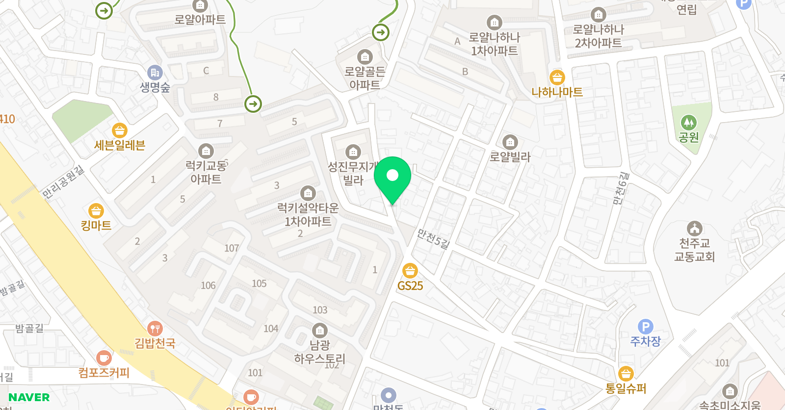 지니어스 학원 위치