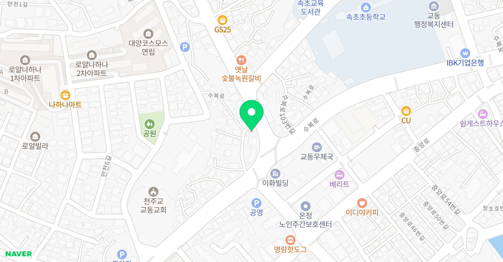k 실용음악학원 위치