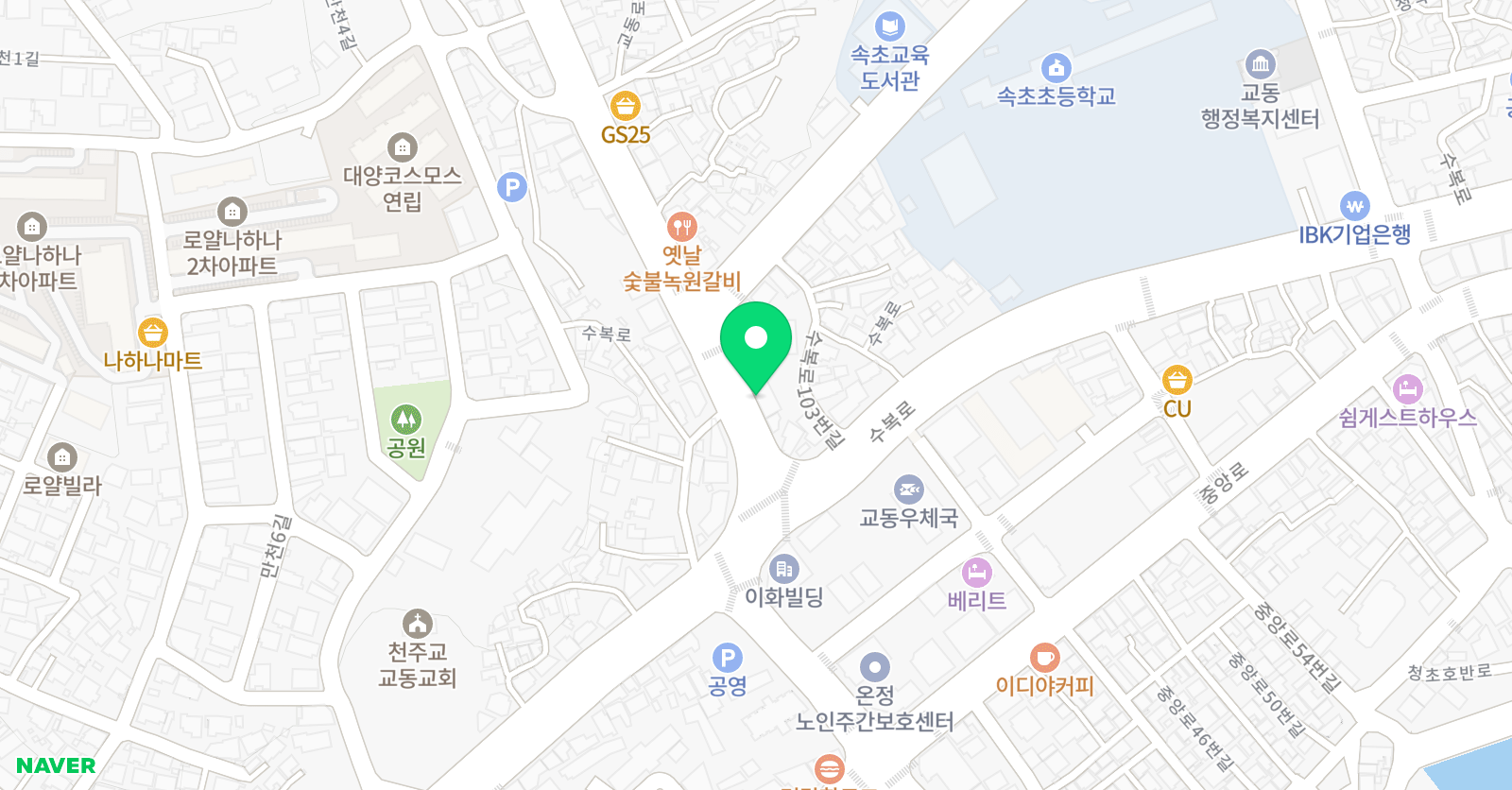 드림댄스 무용학원 위치