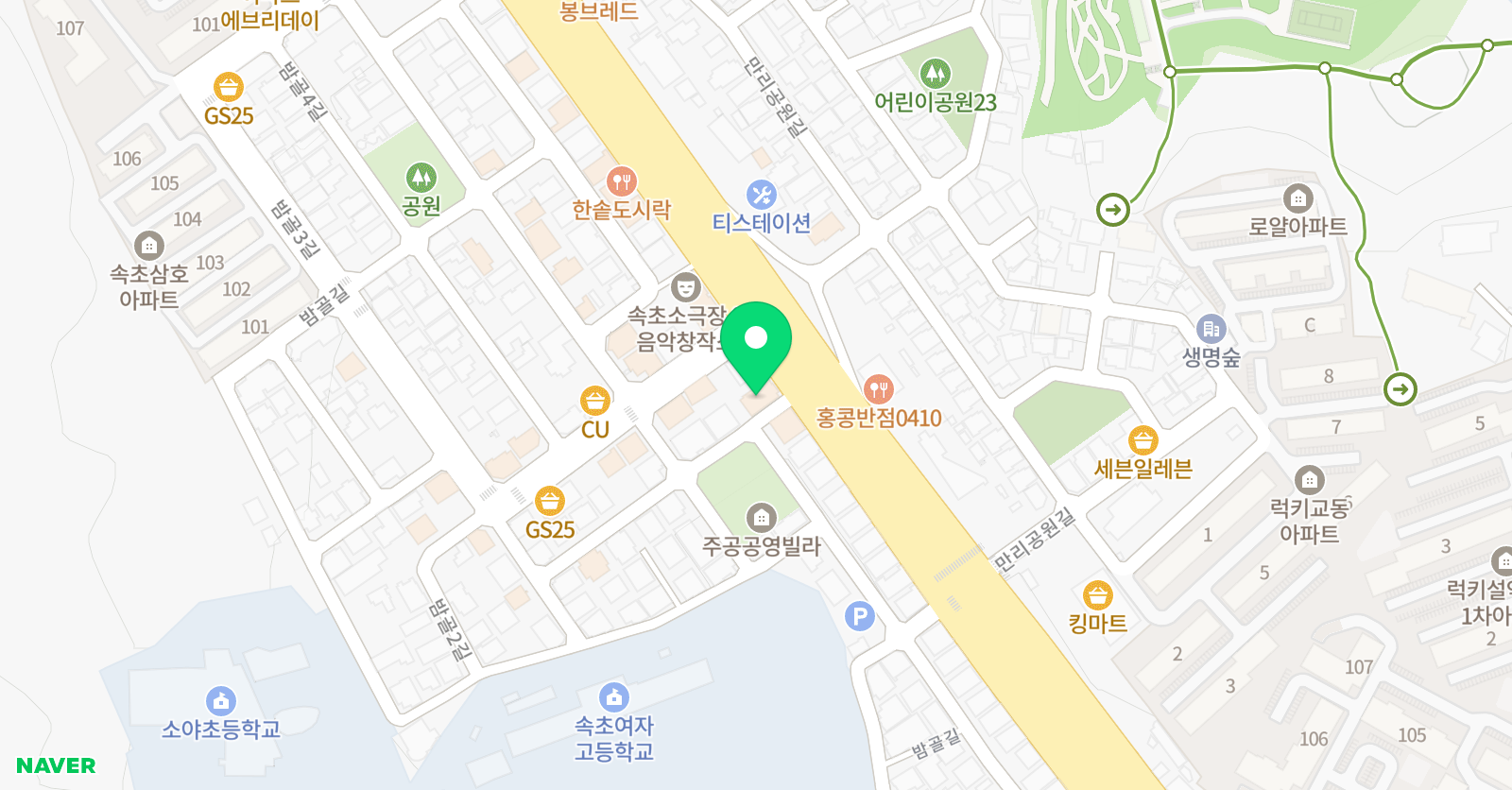 엠플러스 수학전문학원 위치
