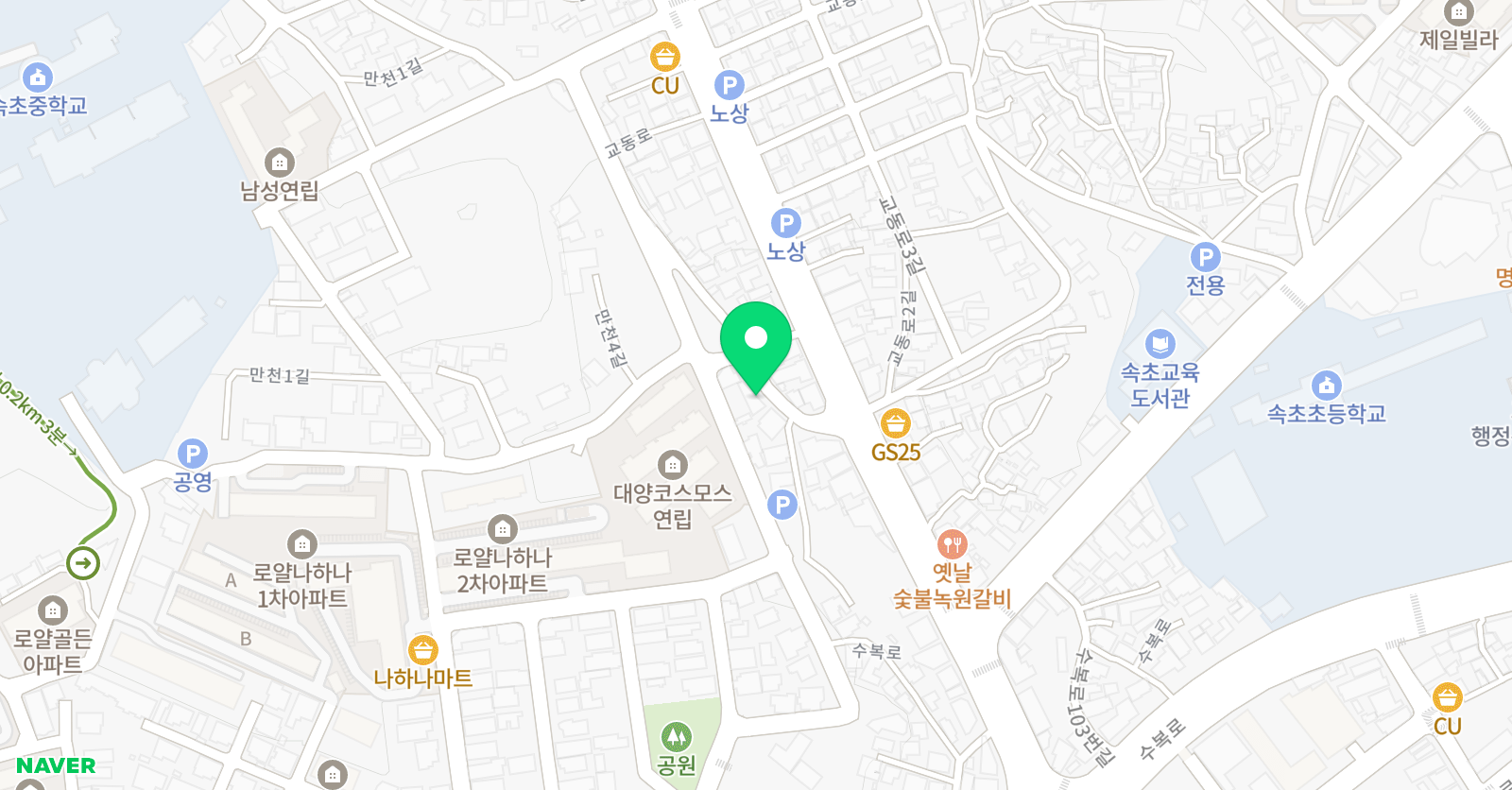 더올림샵푸르넷 위치