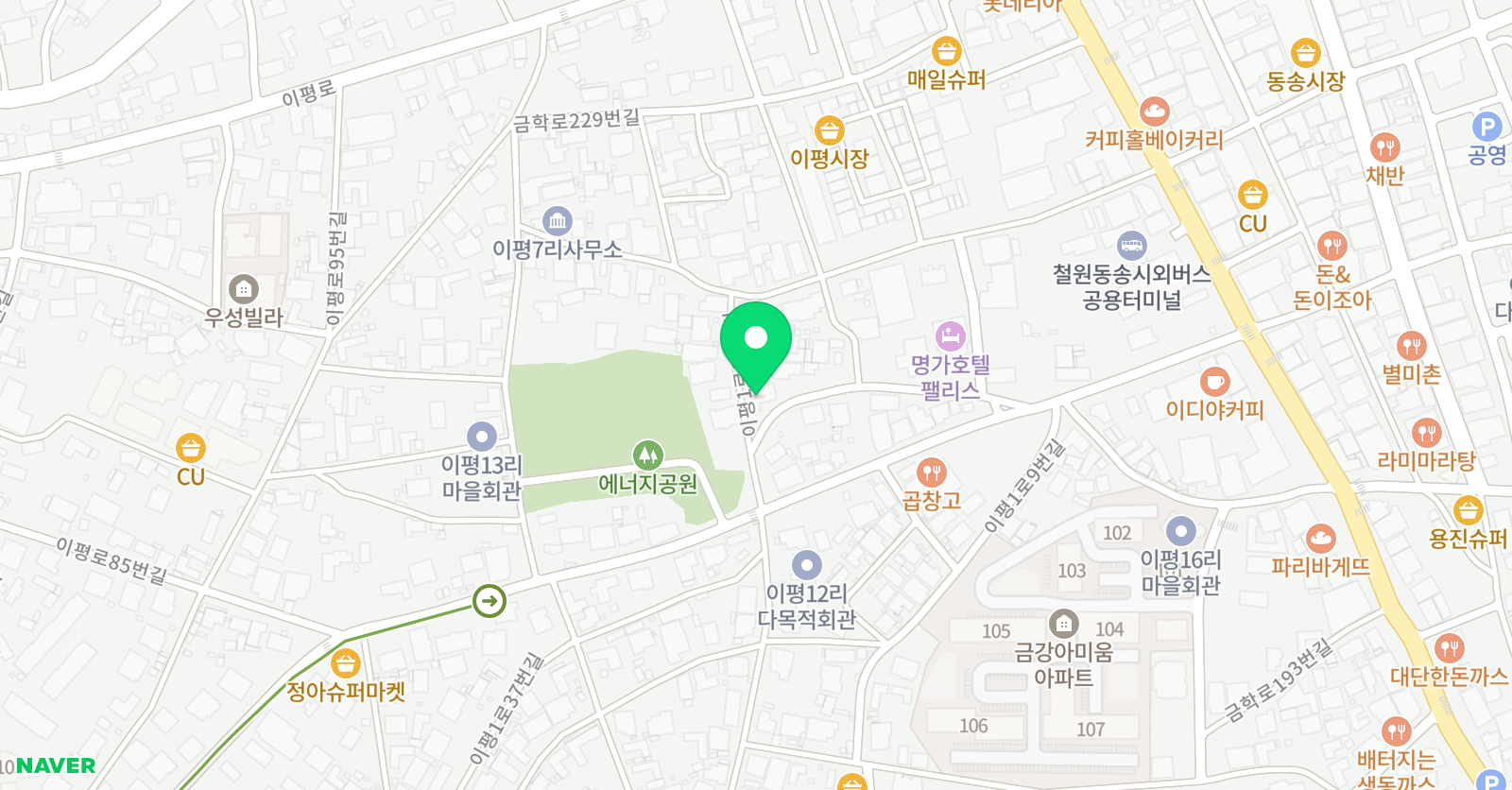 뮤직트리 음악학원 위치